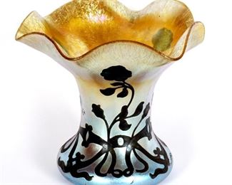 Rockefeller Estate Art Glass Vase