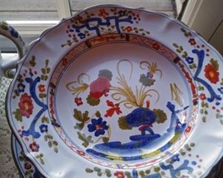 Hand painted dishes from Italy