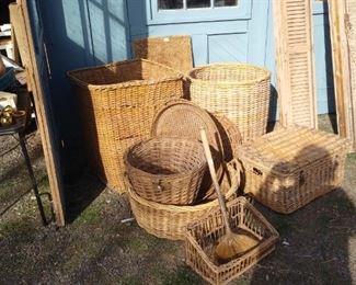 Antique European baskets