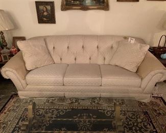 White hickory hill sofa from a formal living room. Rarely sat on $100
