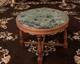 Small marble top table $20