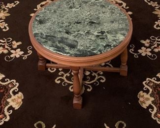 Small marble top table $20