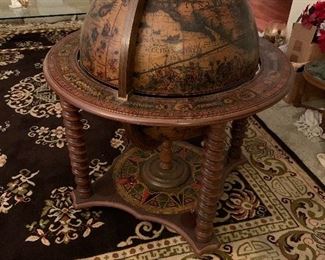 The asking price on this Vintage Globe Bar is $350 OBO
