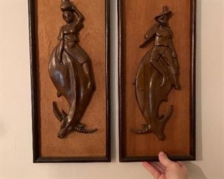 Set of 3 wooden plaques $15