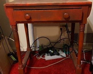 Antique Red table $15