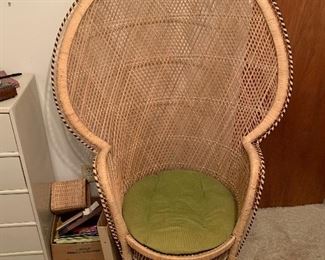 Small peacock chair $35