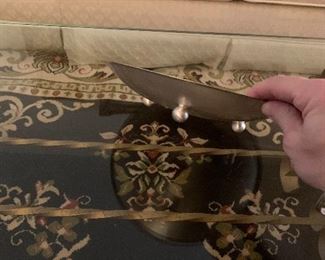 Gold footed bowl $7