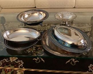 Lot of silver plated items $15