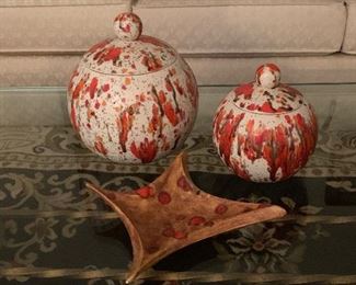 Set of 3 mid century items $20