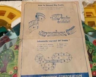 Choo choo set $25