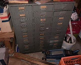 Set of metal drawers $45 obo
