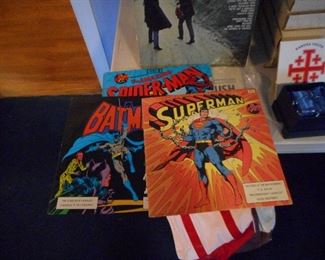 Superman Batman and Spider-Man records