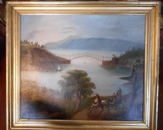 Early 1800s Oil on Canvas