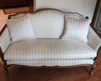 French Style Upolstered Settee
