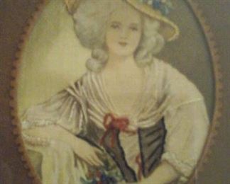 Print with needlepoint