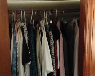 vintage and newer ladies clothes