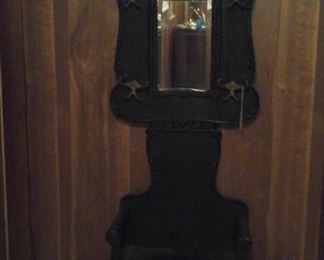 Antique hall tree