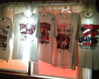 Vintage Braves tee shirts