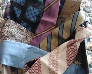 vintage men's clip on ties