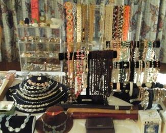 vintage costume jewelry, signed baseball's, wrist watches, vintage perfume and more