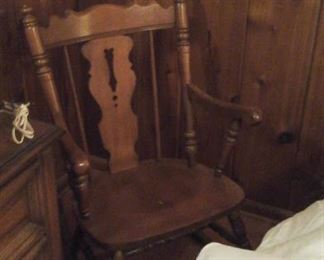 Tell city maple rocking chair