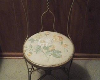 Vintage ice cream parlor chair