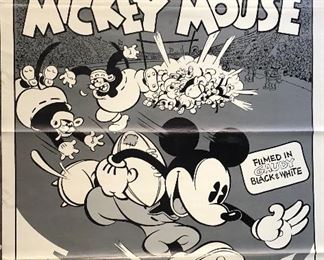 Mickey Mouse Re-release posters 