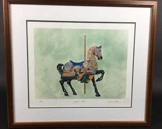 Watercolor Print "Muller Horse" by Susan P Foster