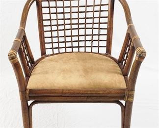 Lewittes Mid Century Modern Bamboo Chair