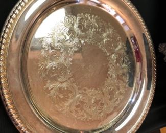Silver tray