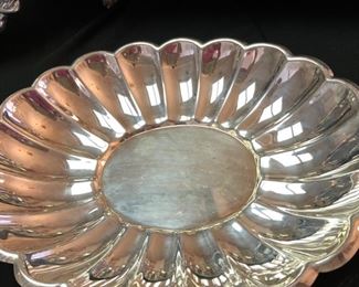 silver dish
