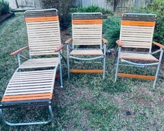Strapped patio Furniture