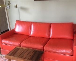 MCM sofa/small teak table