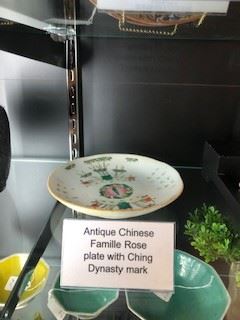 Antique Chinese plate