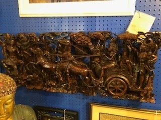 Vintage Chinese wall carving