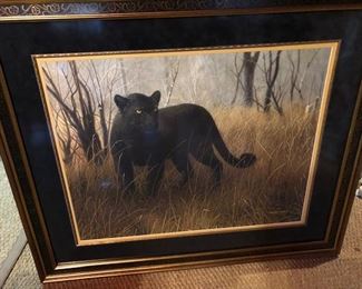 Signed limited edition print titled Powerful Presence from artist Charles Frace