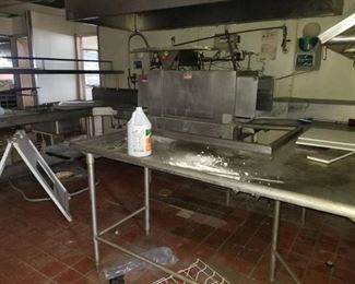 Ecolab Dishwasher With Tables