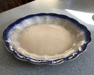 Very Old Platter - does have a marking on the bottom. We will try to determine the make. 