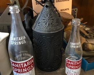 Antique Items including local history. 