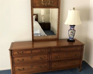 Kindel dresser with mirror.
