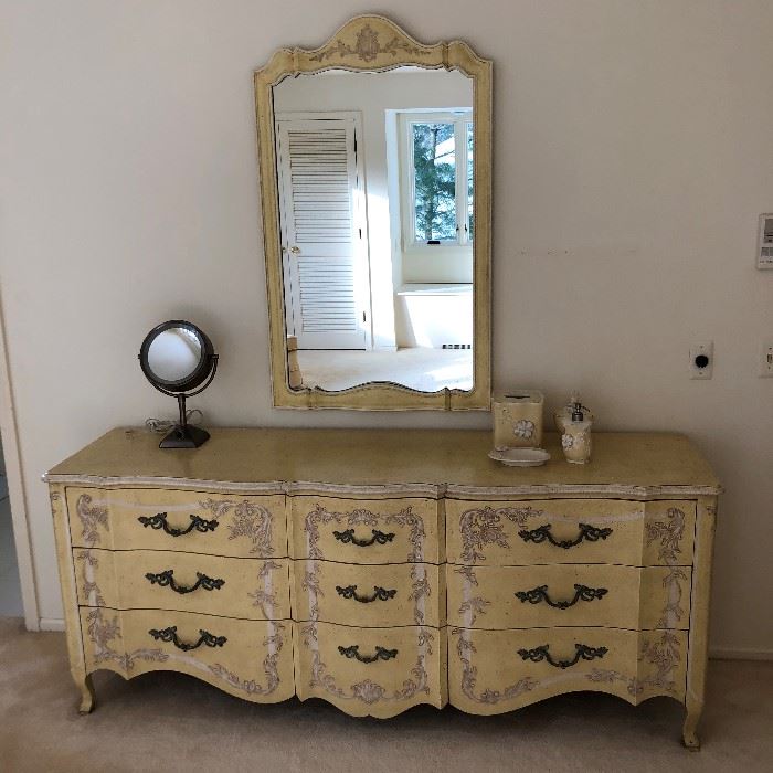 John Widdicomb dresser with mirror.