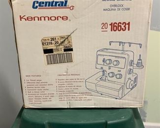 "New in the box" Kenmore Overlock Sewing Machine.