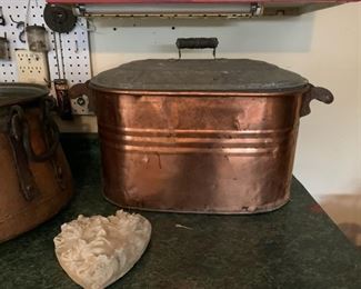 Huge copper pots!