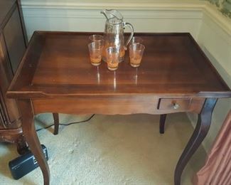 Antique Game table - top is removable