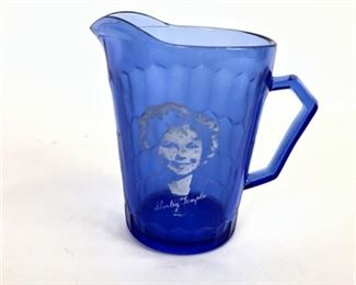 Lot 187
Cobalt Blue Shirley Temple Pitcher