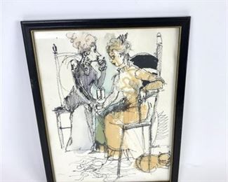 Lot 193
Scott Signed Ink and Watercolor Tint