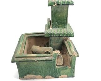 Lot 328
Early Han Dynasty  (50 BC-100AD)Minature Farm Pig Yard