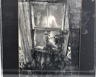 Lot 388
Black And White Photo Of Woman In Window