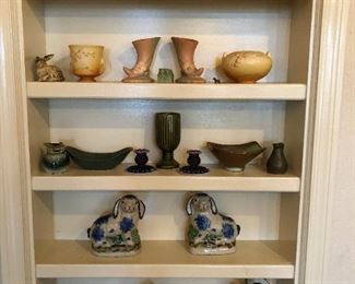 Roseville among other pottery