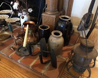 Pottery, Seaboard railroad lantern